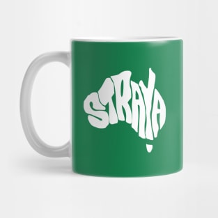 Straya Australia Map Mug